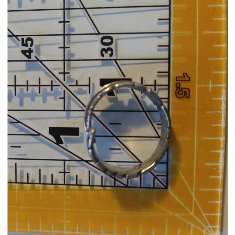 Women's Adjustable Feather Wrapped Ring Stamped 9… - image 7